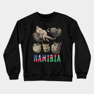 Namibia Big Five Africa Safari Crewneck Sweatshirt